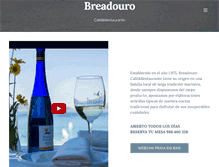 Tablet Screenshot of breadouro.com